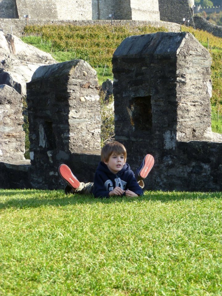 Castelgrande a Bellinzona I castelli di Bellinzona con bambini
