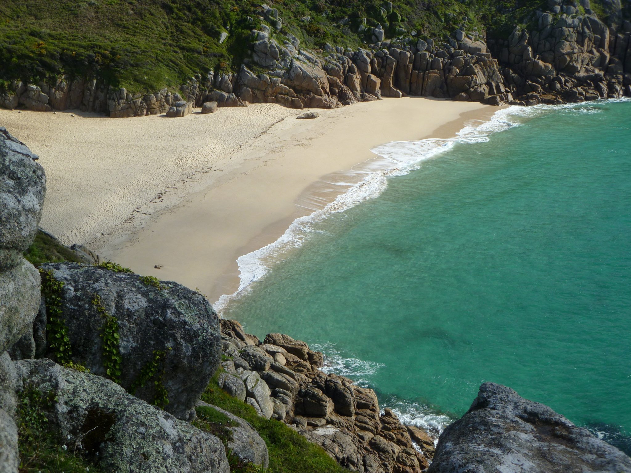 Spiaggia di Pothcurno Cornovaglia Pothcurno spiaggia