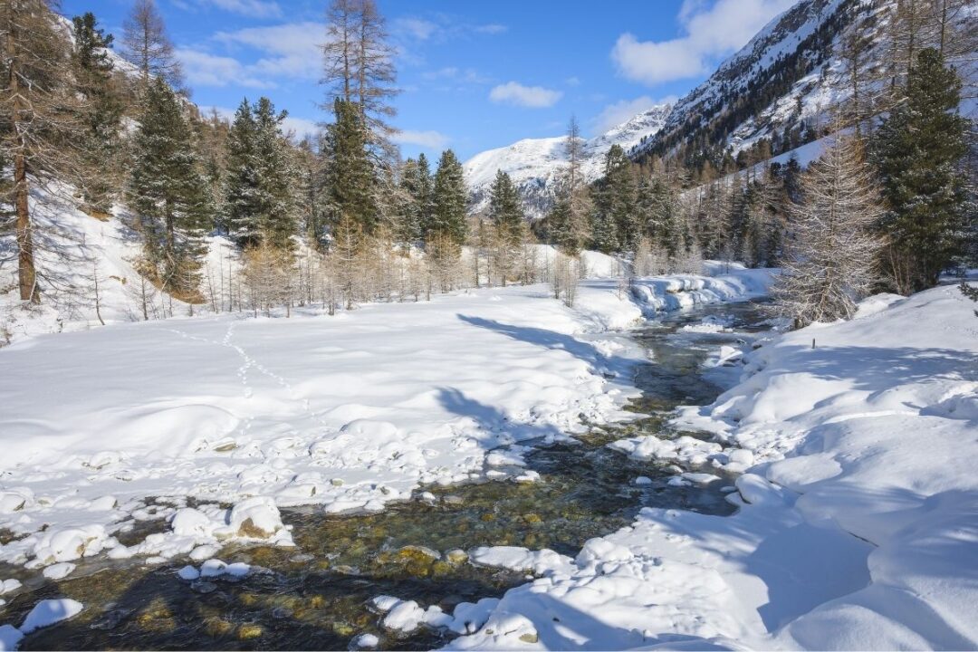 Val Roseg in inverno_Engadina_Canton Grigioni