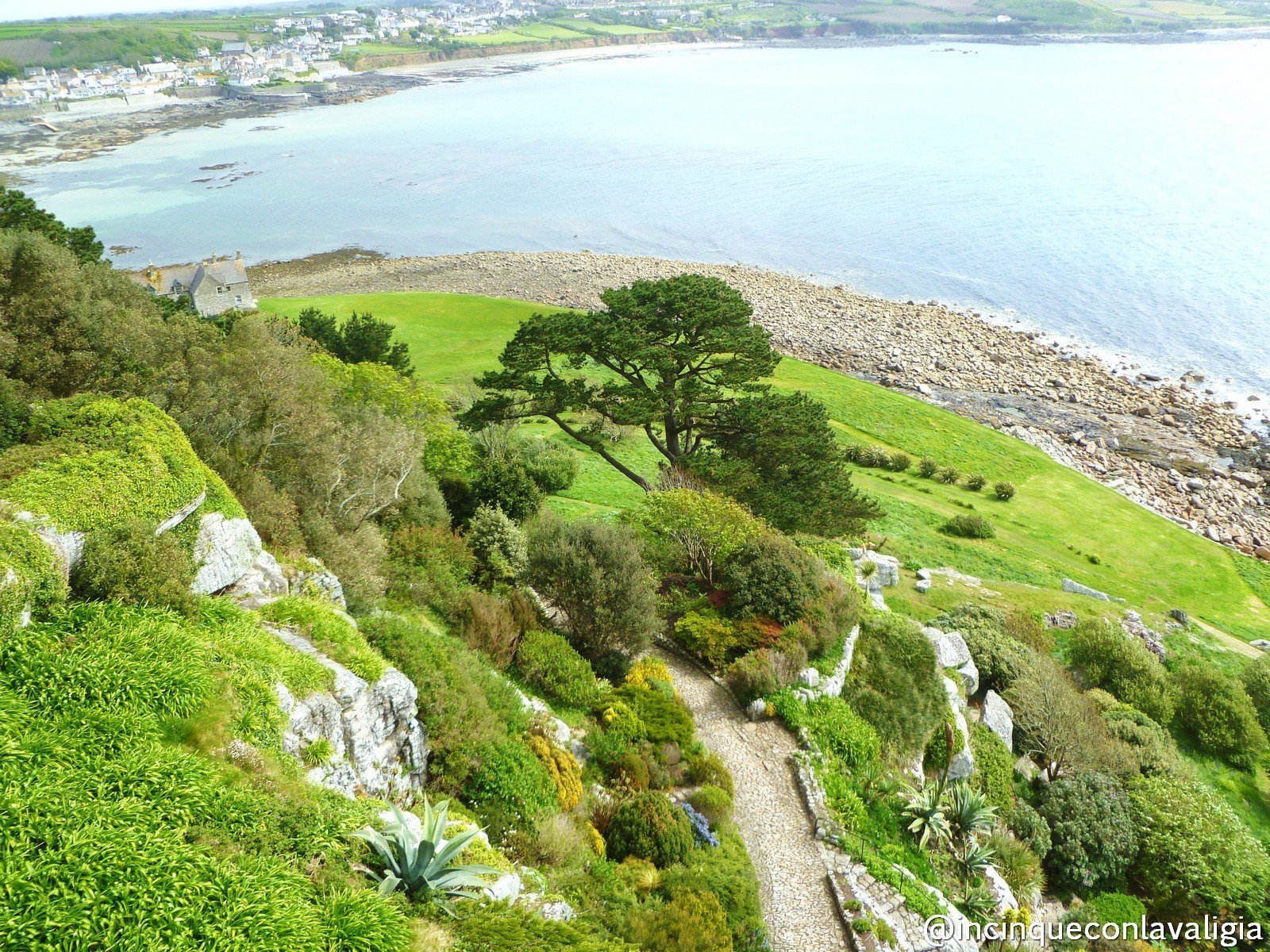 Vista dall'alto di St. Michael's Mount Vista da St. Michael's Mount