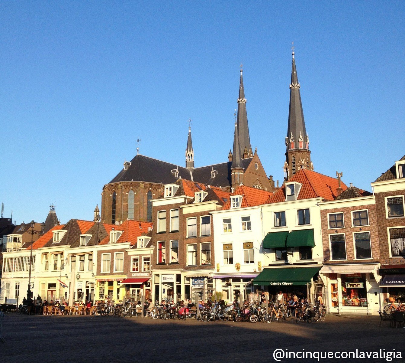 Piazza di Delft Olanda la piazza di Delft