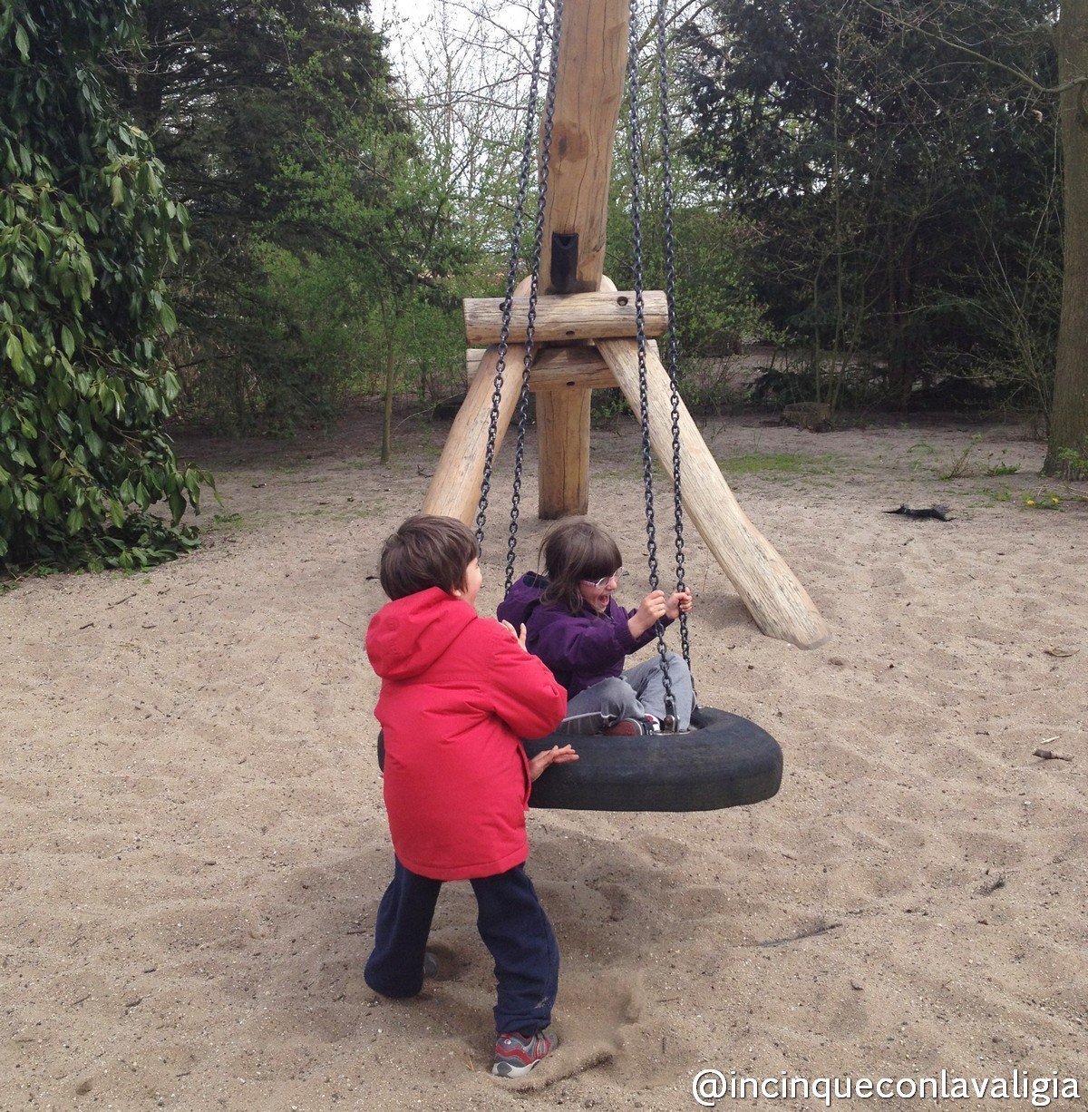 Divertimento al parco Keukenhof con bambini Olanda Keukenhof con bambini