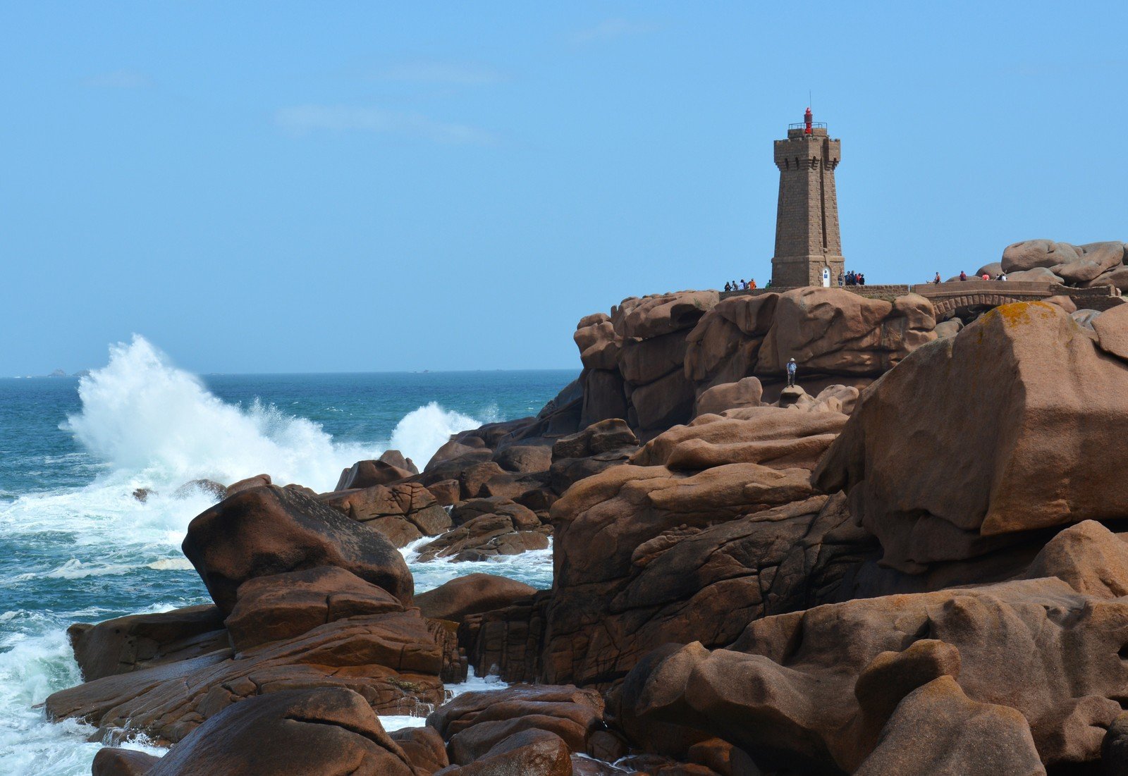 Il faro di Ploumanach itinerario in Bretagna Bretagna il faro di Ploumanach