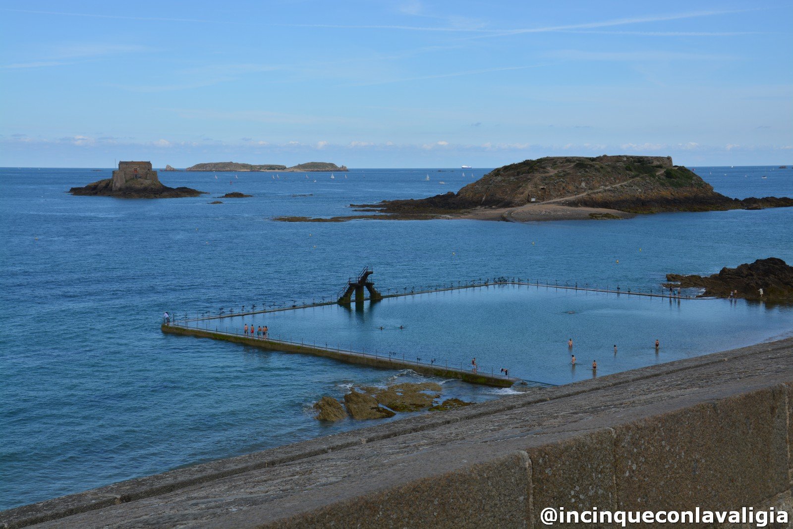 Saint-Malo con i bambini la piscina di mare Saint-Malo con i bambini la piscina di mare