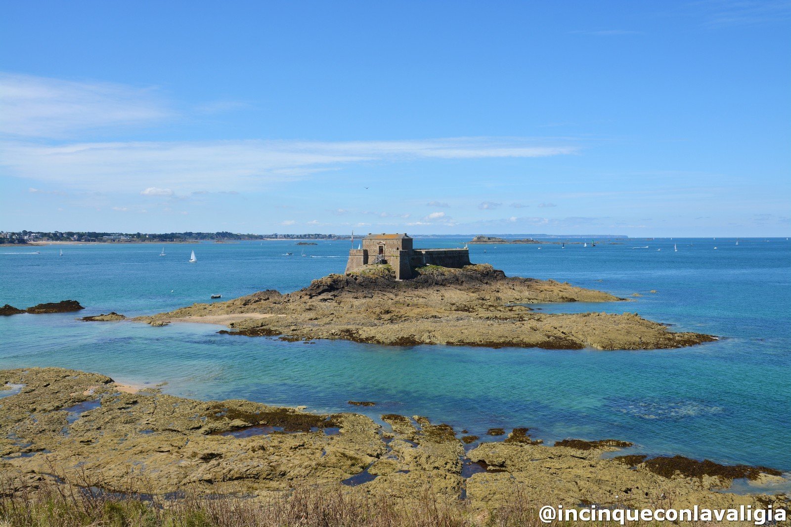 Saint-Malo le isole raggiungibili con la bassa marea Saint-Malo le isole raggiungibili con la bassa marea