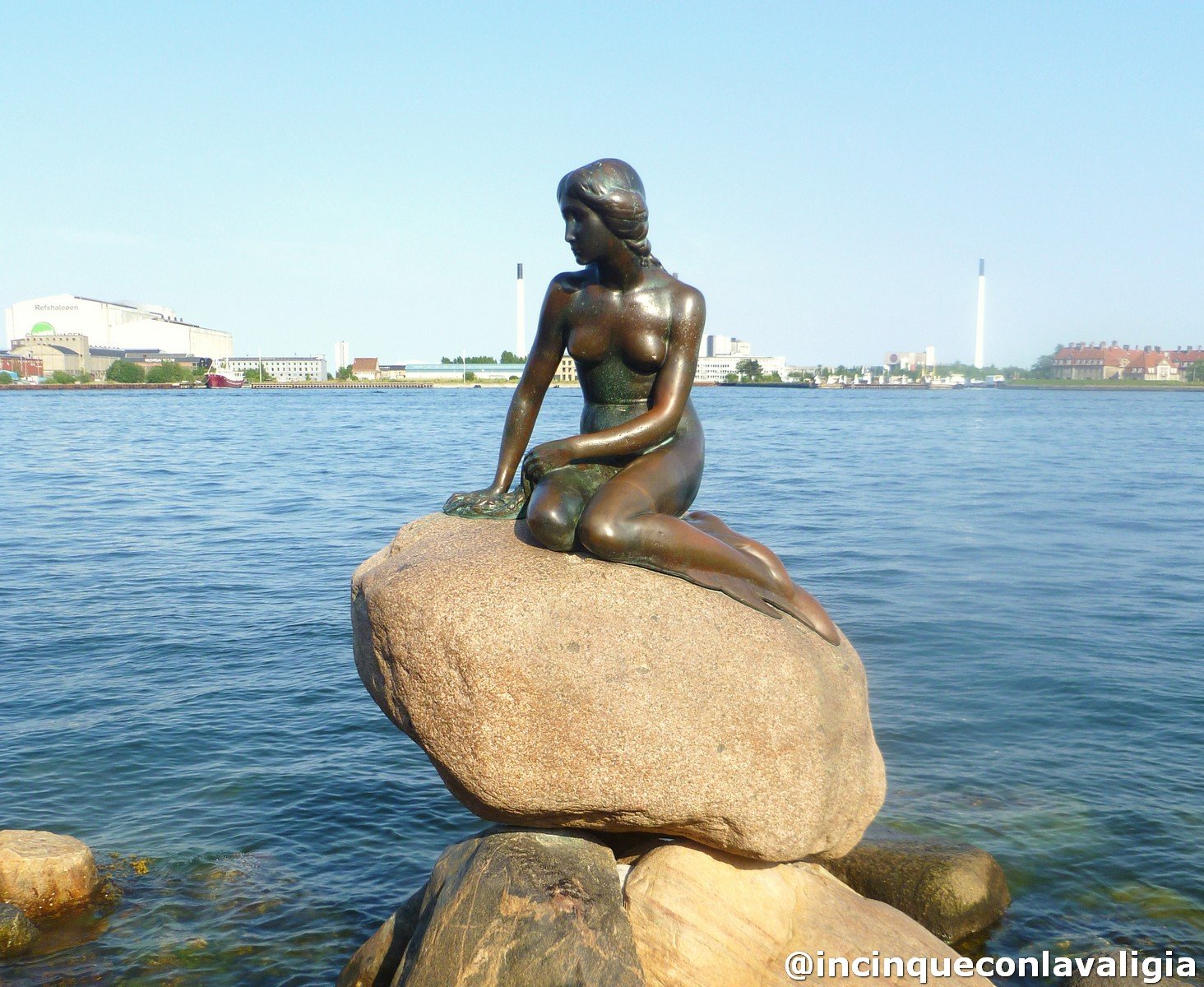 La famosa sirenetta di Copenhagen Itinerario in Danimarca con i bambini