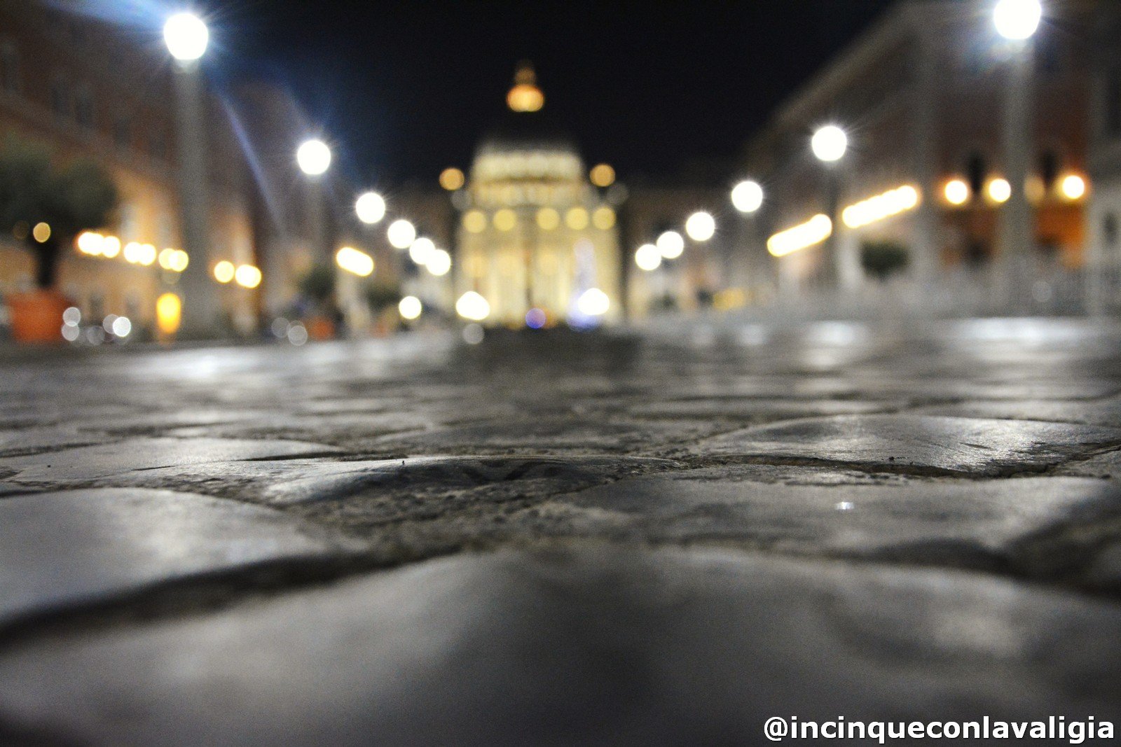 San Pietro in notturna San Pietro by night slow travel
