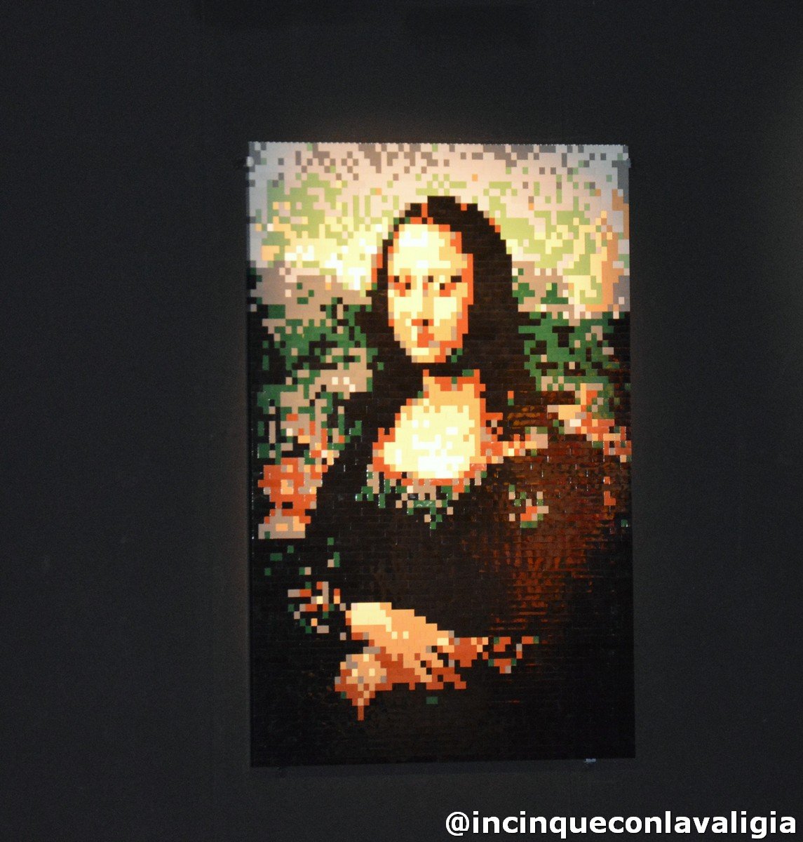 La Gioconda in lego The Art of the Brick The Art of the Brick la Gioconda