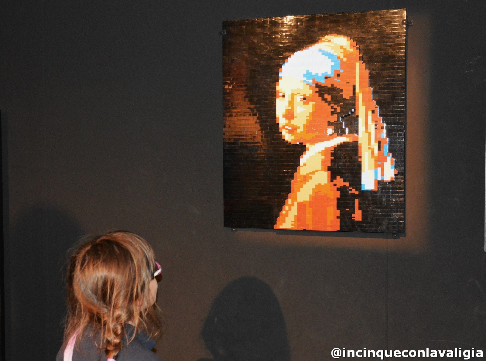 La ragazza con l'orecchino di perla Mostra Lego The Art of the Brick Mostra lego