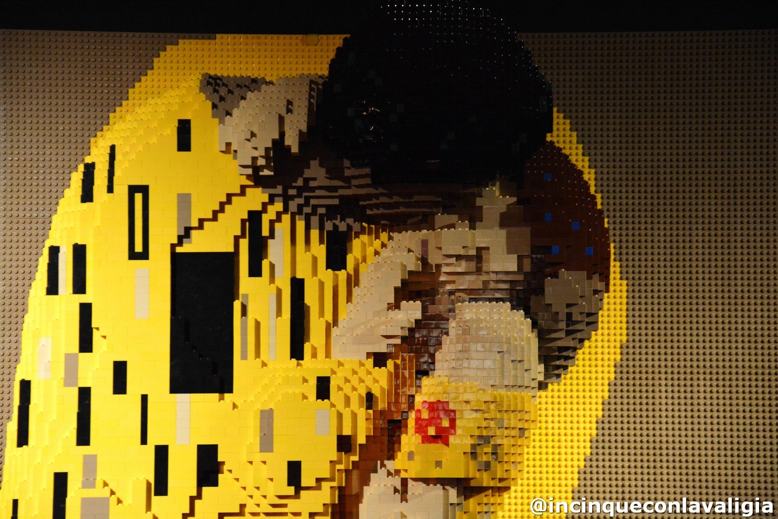 Il bacio di Klimt di Lego Il bacio di Klimt