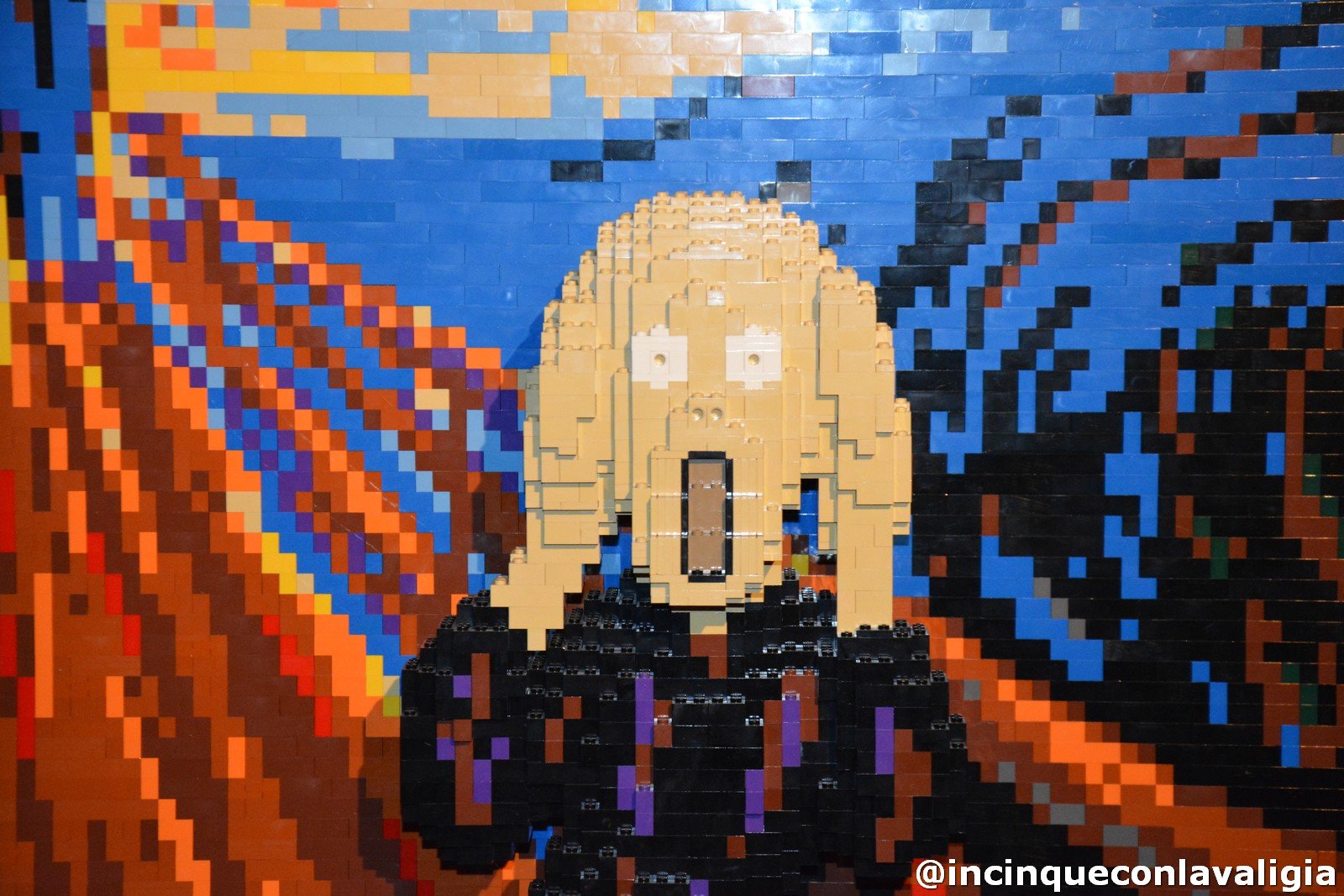 L'urlo di Munch The Art of The Brick The Art of the Brick l'urlo di Munch