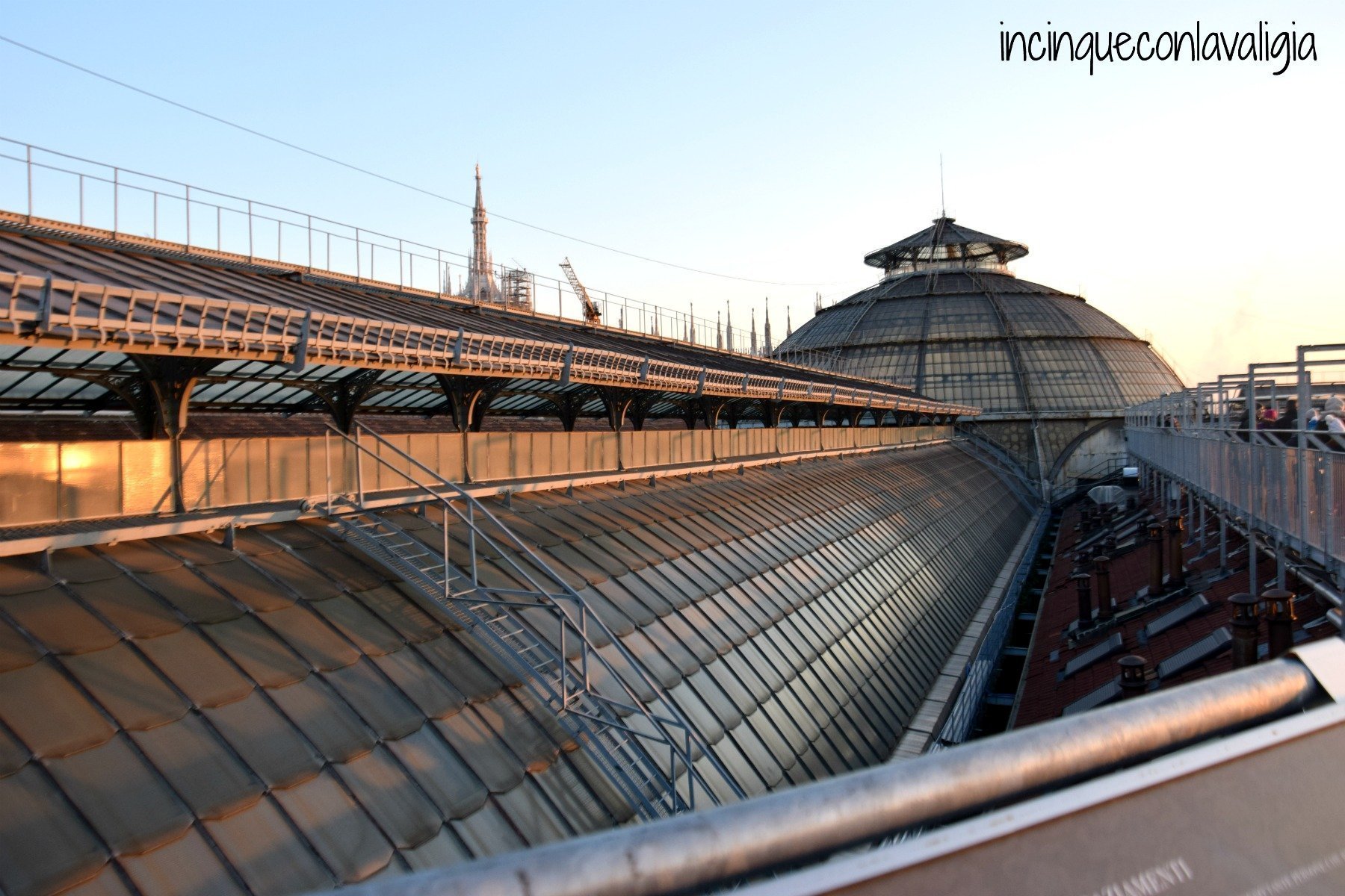 Milano dall'alto della Galleria Highline Galleria Milano con bambini