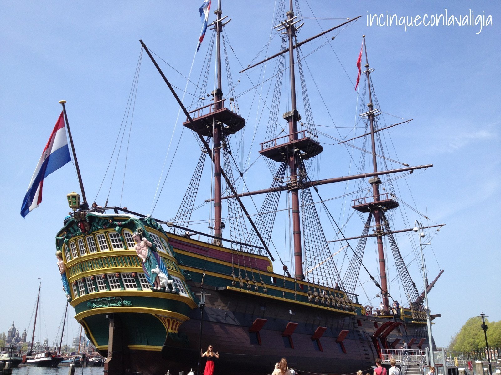 Museo marittimo di Amsterdam Olanda con i bambini