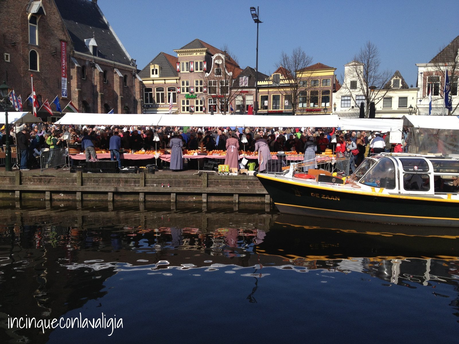 Alkmaar- mercato del formaggio Mercato del formaggio in Olanda ad Alkmaar