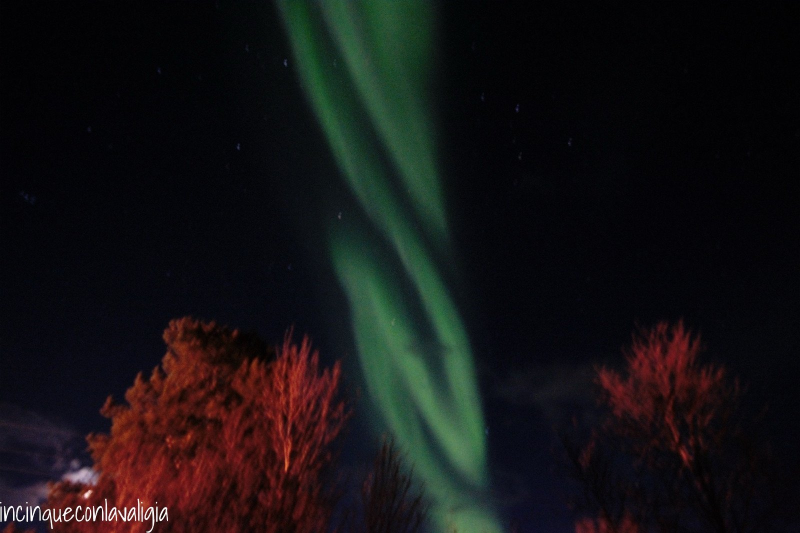 Aurora boreale in Norvegia Aurora boreale in Norvegia