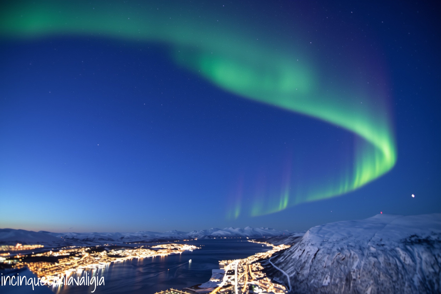 aurora boreale bambini tromso