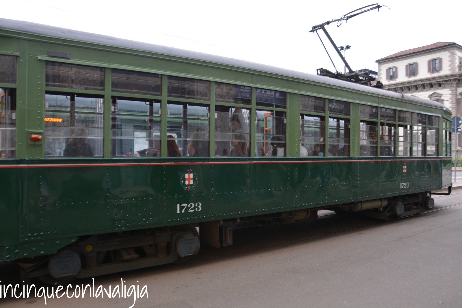 Tram storico per le visite guidate Tram City Kids a Milano