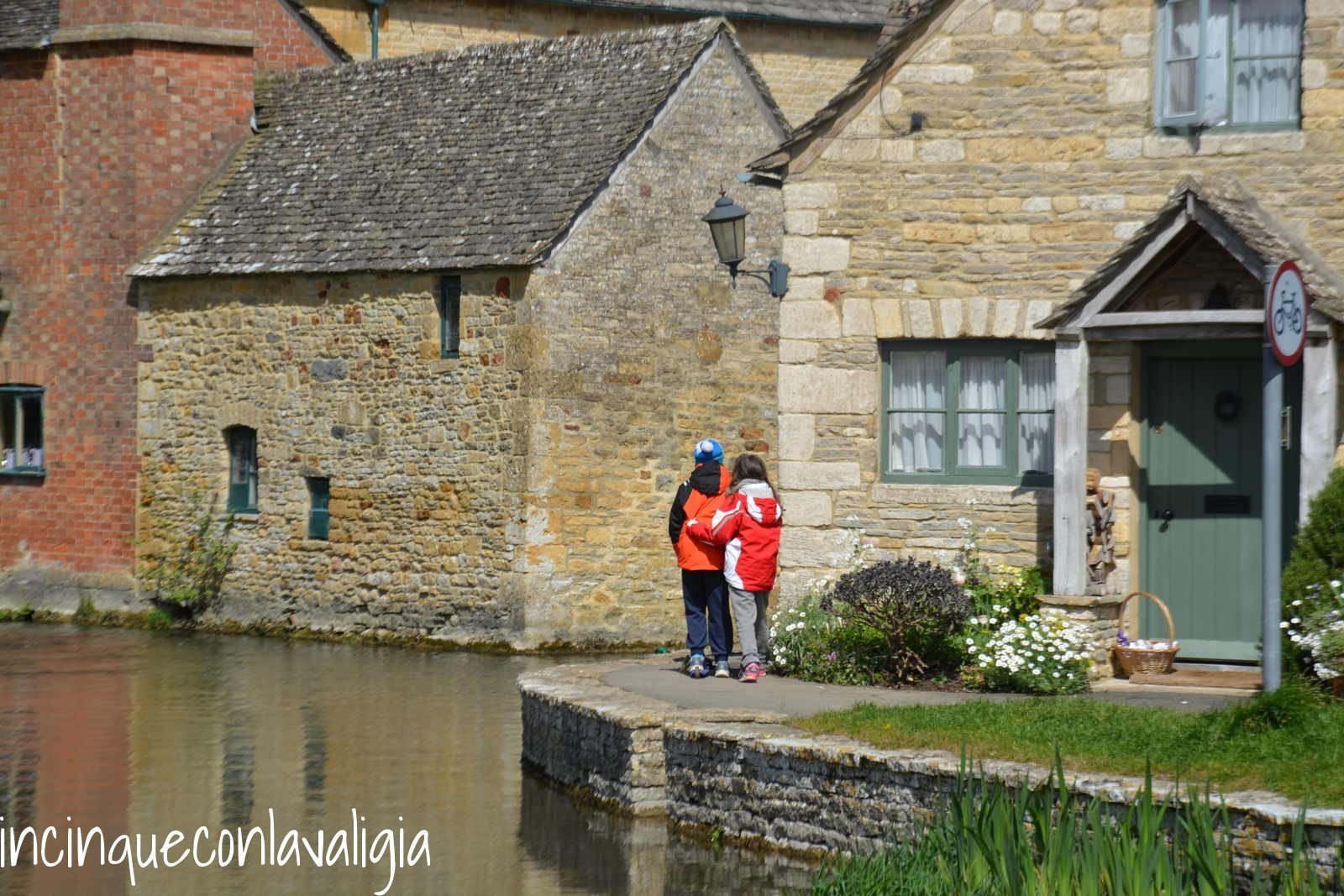 I canali di Lower Slaughter Itinerario nelle Cotswolds - canali Lower Slaughter