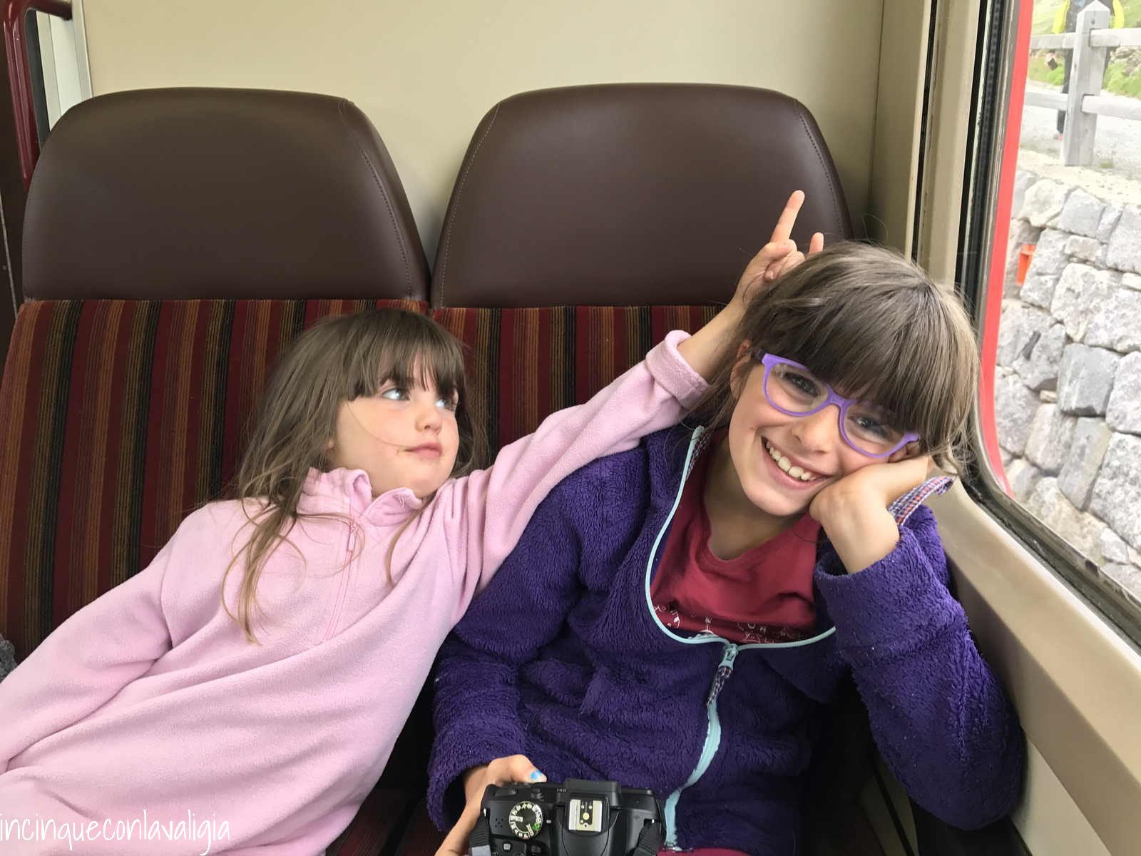 Viaggiare in treno con bambini Trenino rosso del Bernina con bambini