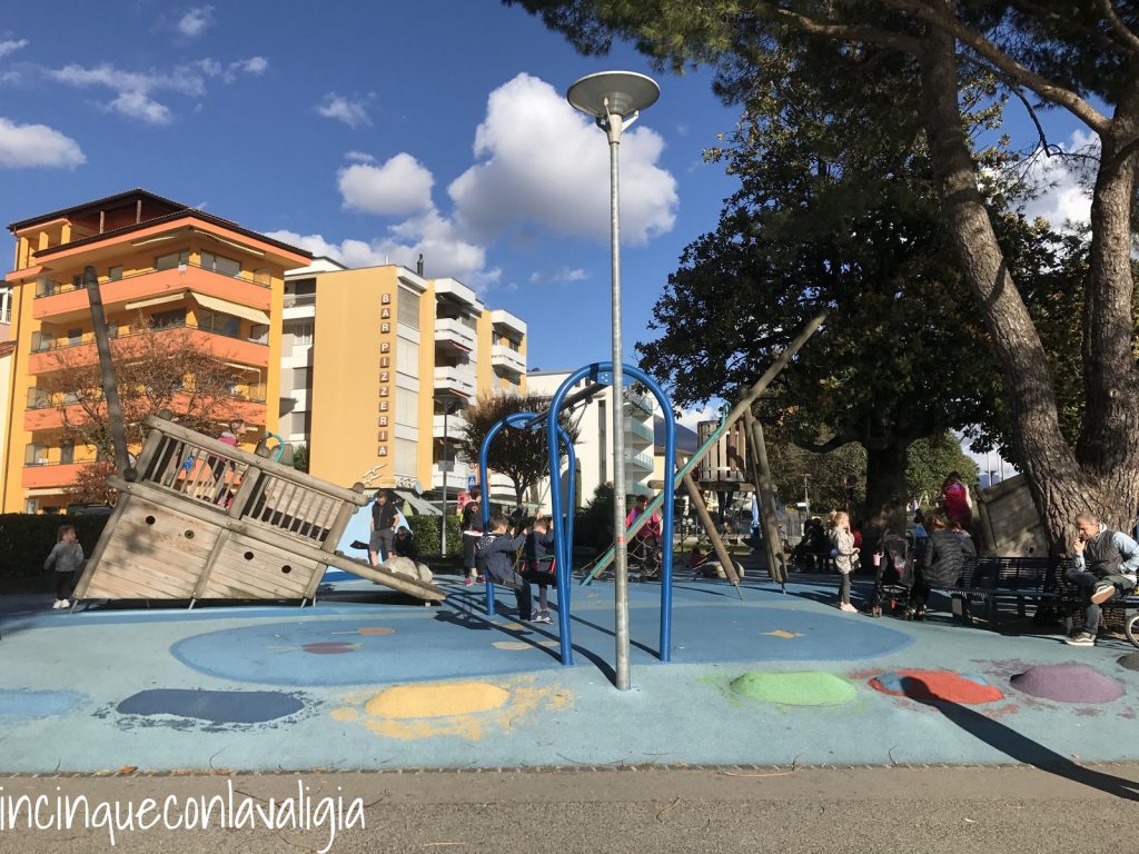 Parco giochi Lungolago Locarno Treno del foliage Vigezzina Centovalli