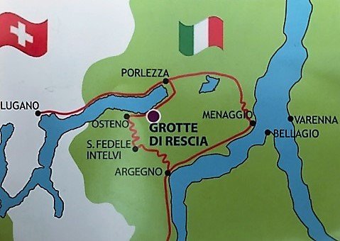 Come arrivare alle Grotte di Rescia