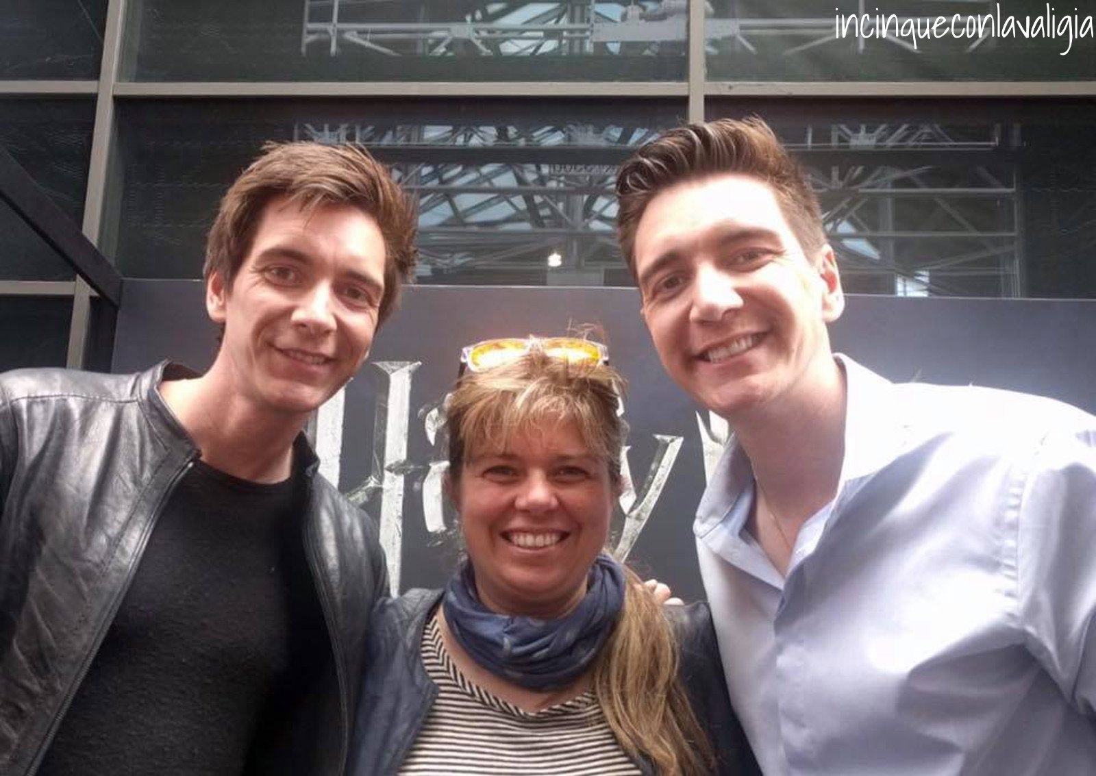 La foto con Fred e George Mostra di Harry Potter a Milano Fred e George Weasley