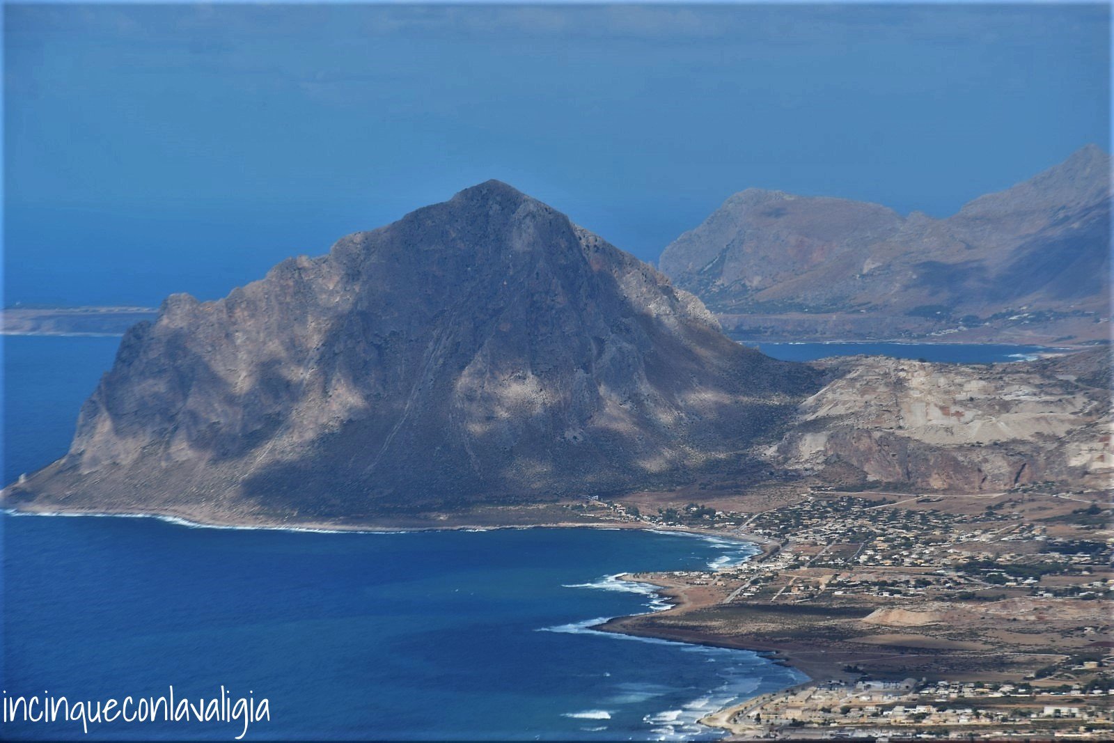 Vista da Erice Itinerario nella Sicilia nord-occidentale