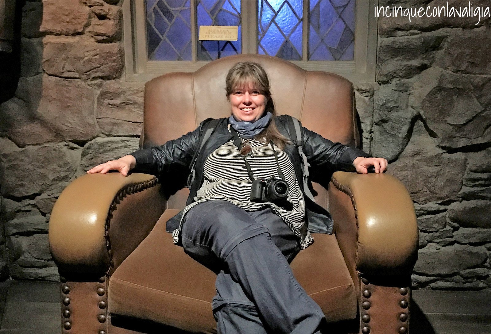 La poltrona della capanna di Hagrid Mostra di Harry Potter a Milano