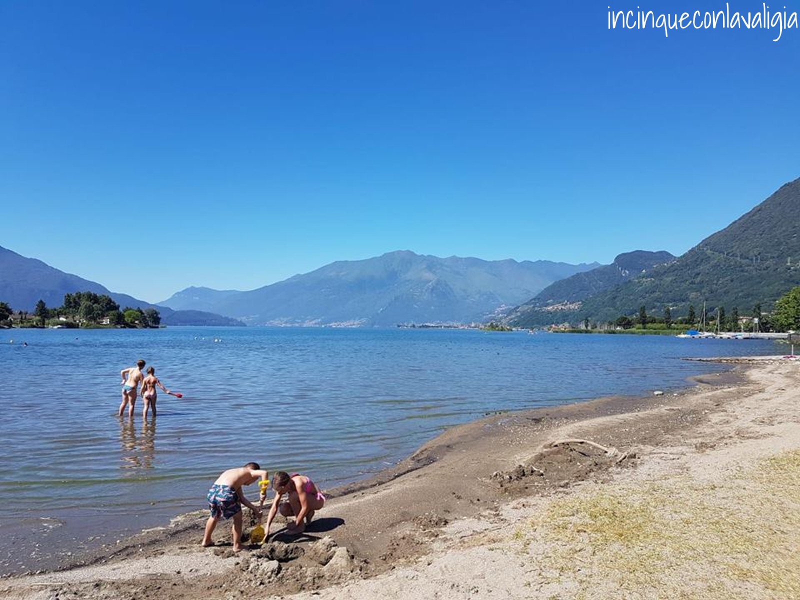 Modalità spiaggia a Sorico #nonabbiamoilmare
