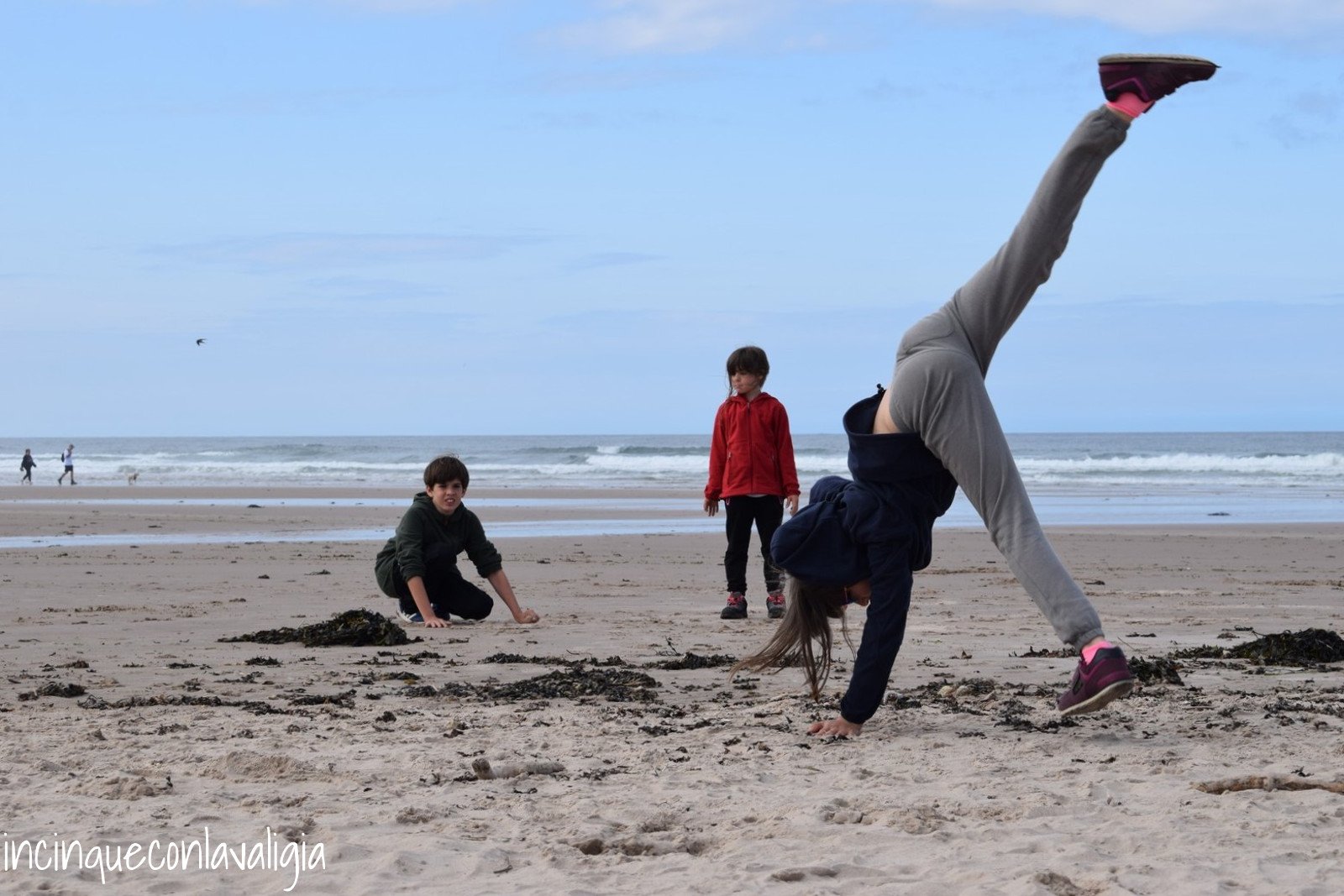 Bamburgh Beach relax e divertimento con i bambini Bamburgh Beach relax