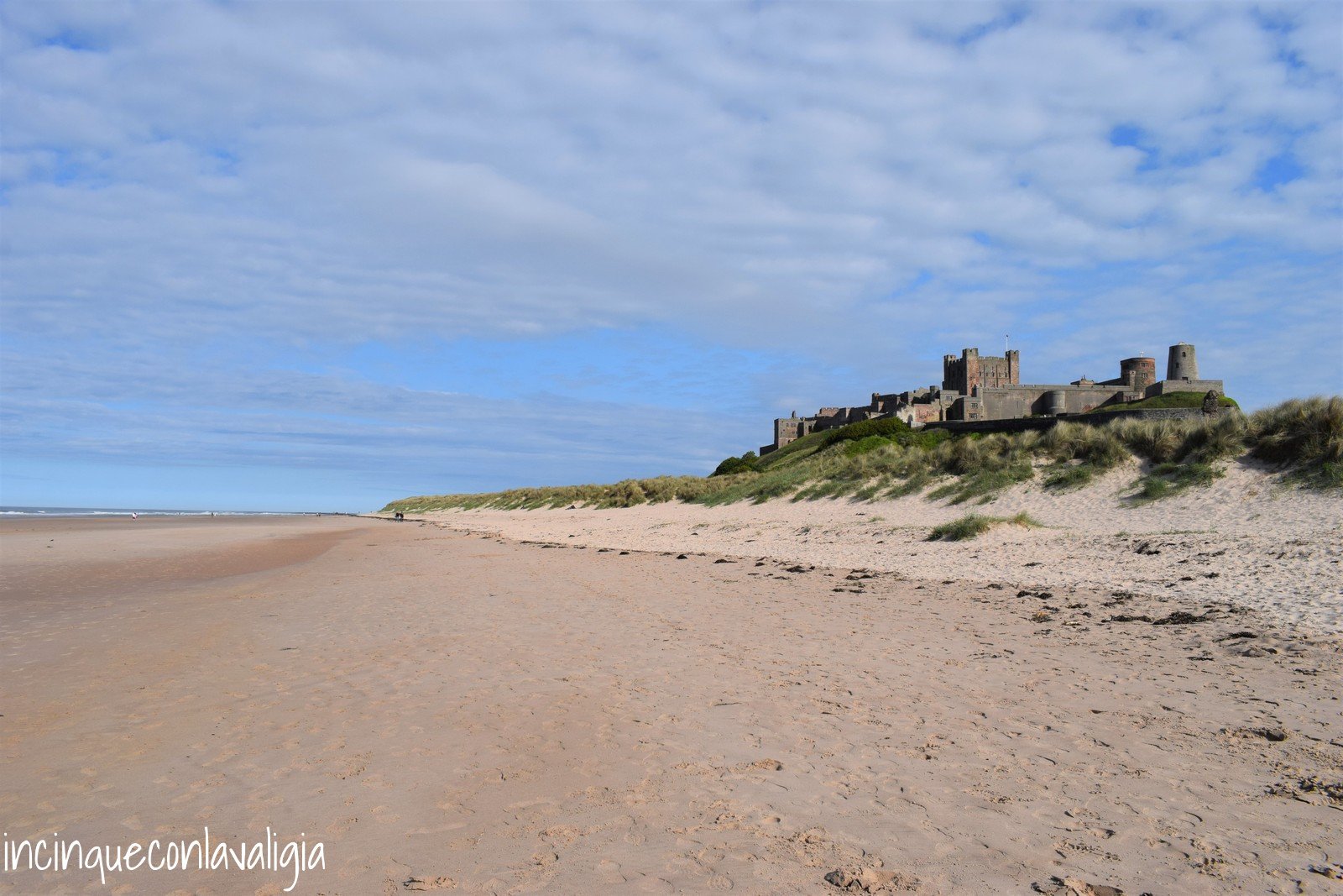 Castello di Bamburgh punto panoramico Castello di Bamburgh punto panoramico
