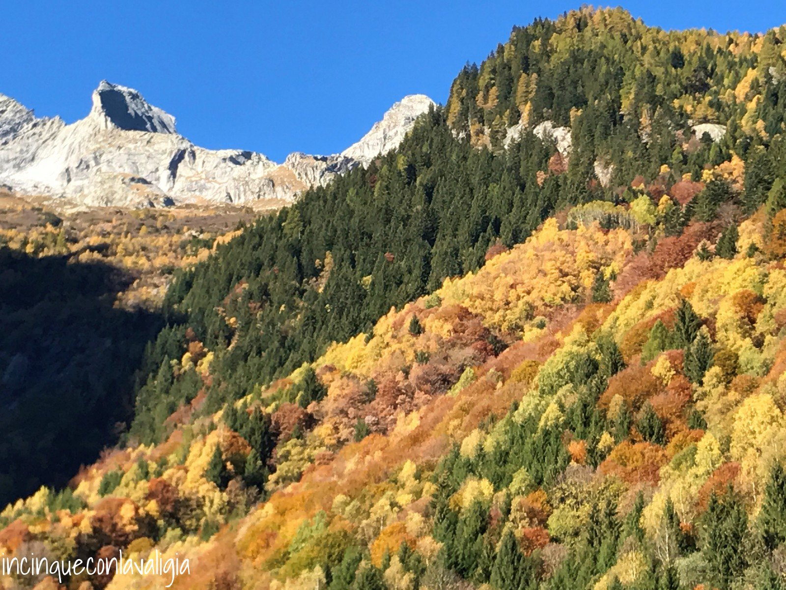 Foliage Val Masino Autunno in Lombardia