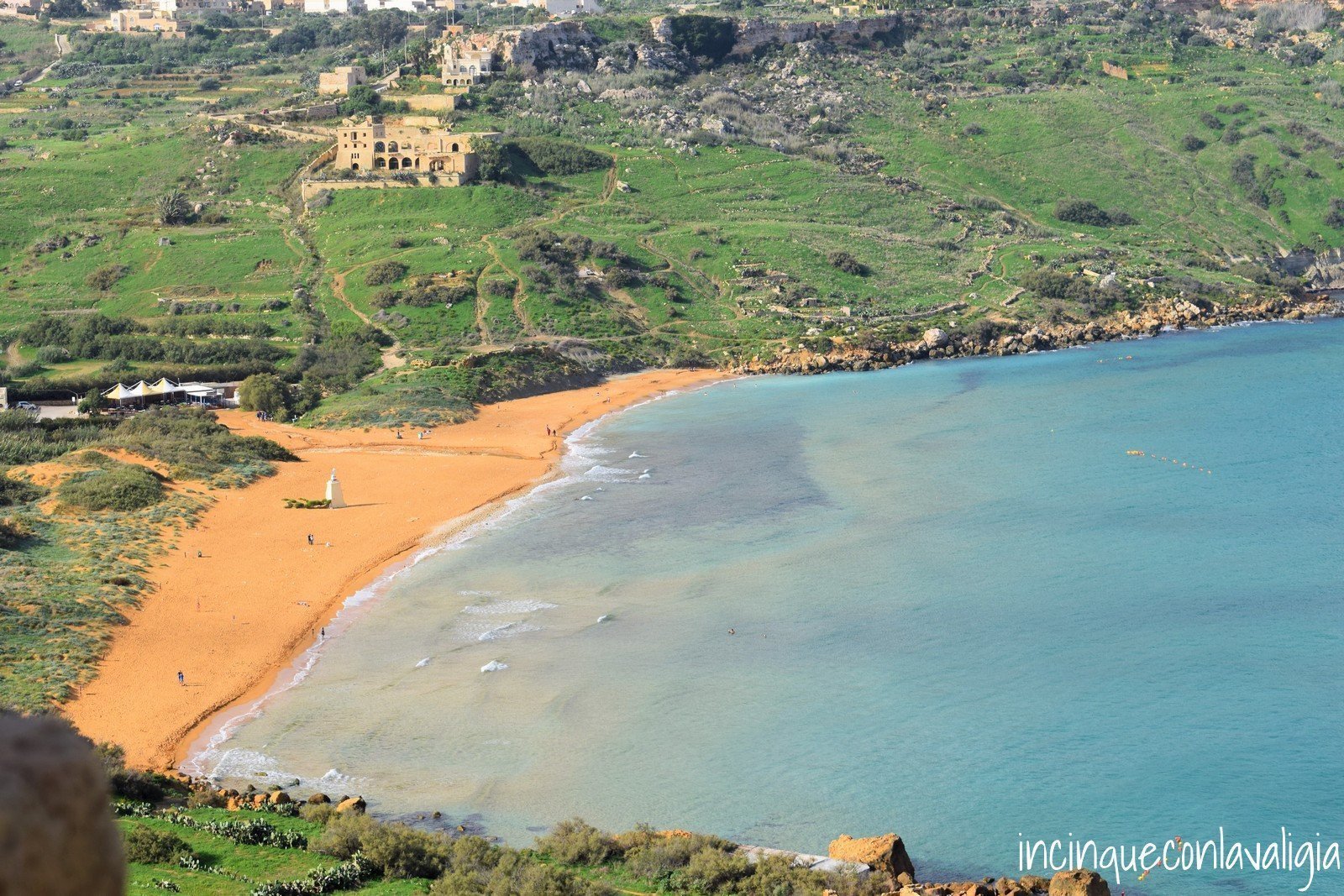 Vista su Ramla Bay Vista su Ramla Bay