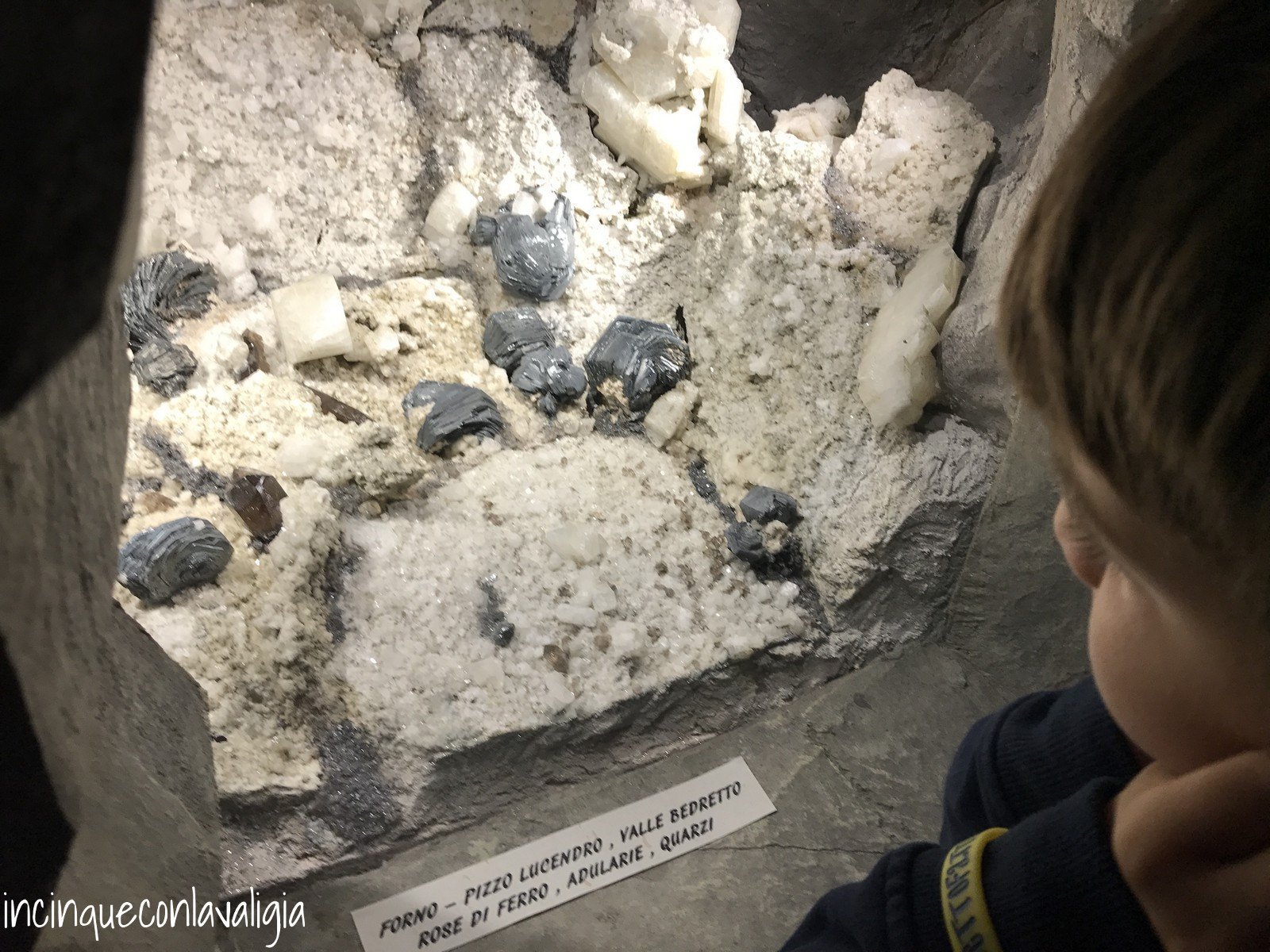 Museo dei minerali in Val Bedretto Cioss Prato minerali