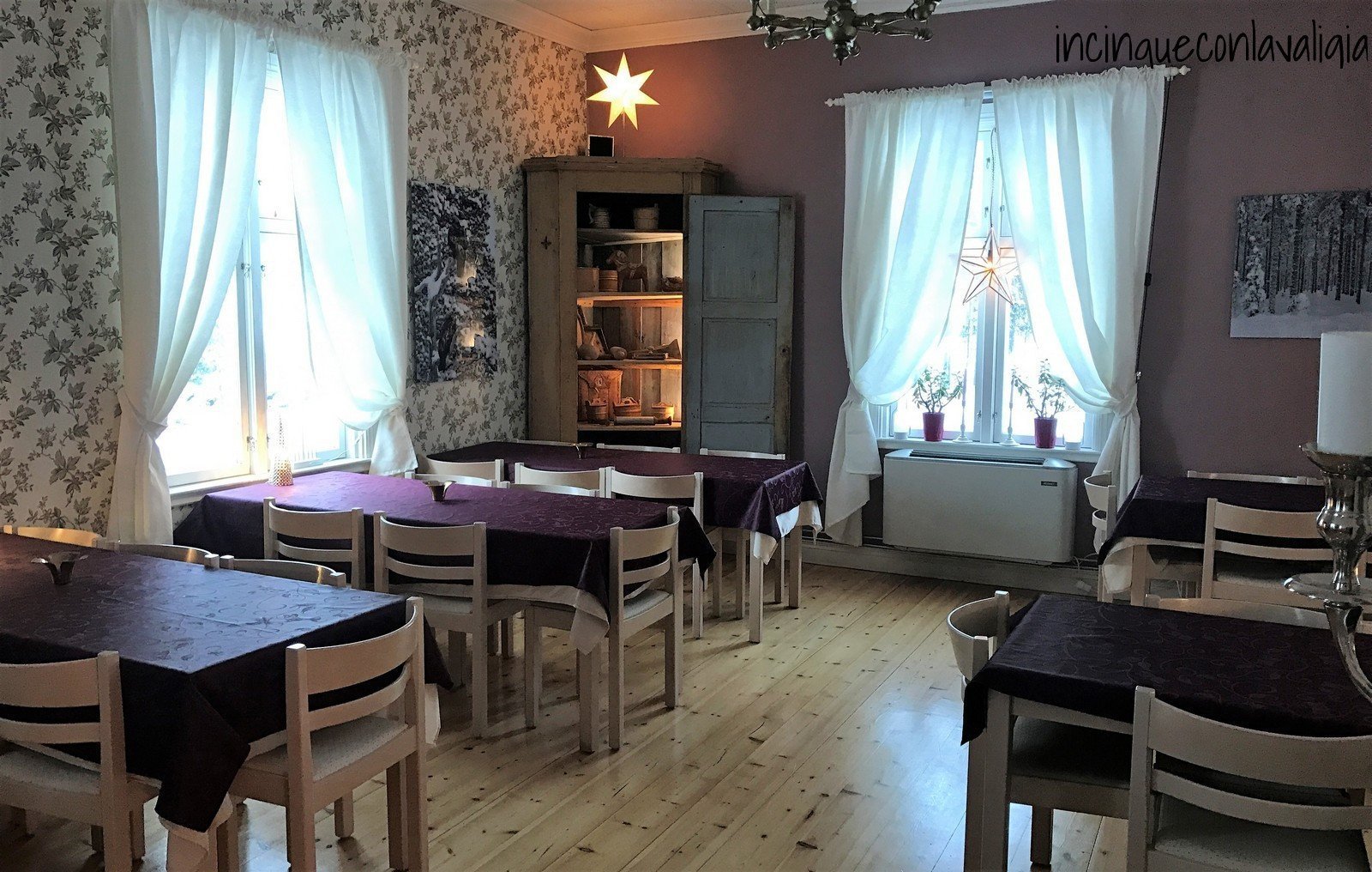 Lantliv Lodge in inverno Lantliv Lodge