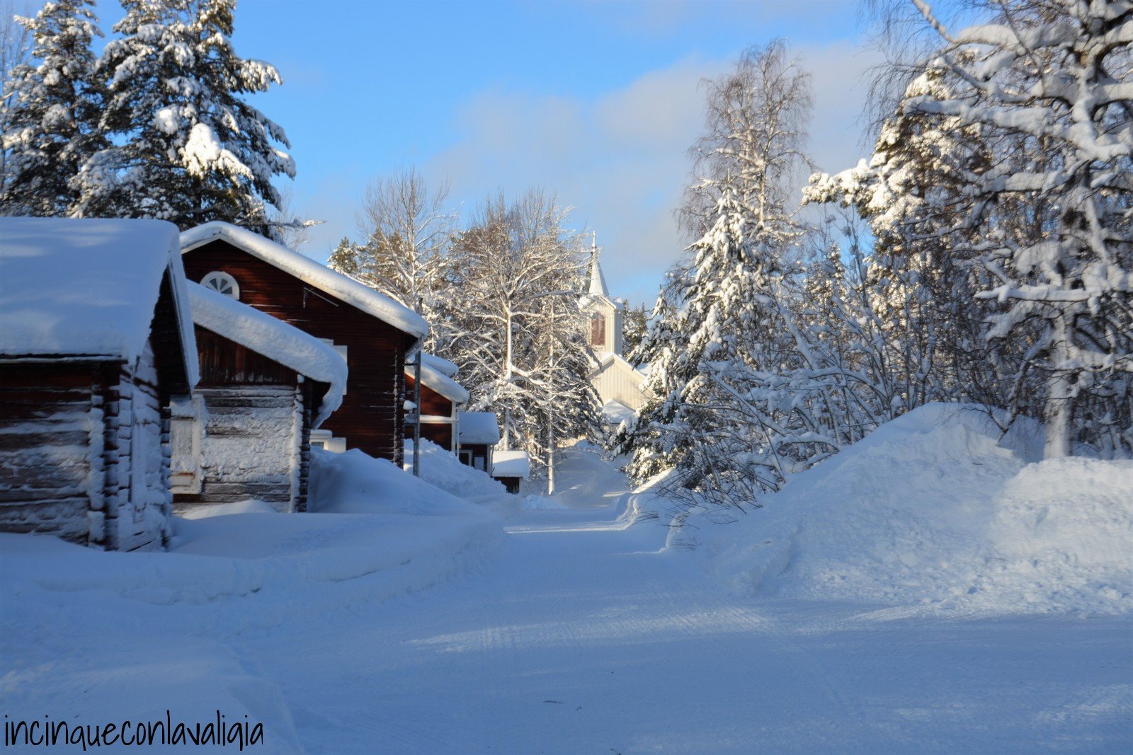 Lantliv Lodge nella Lapponia svedese Lantliv Lodge