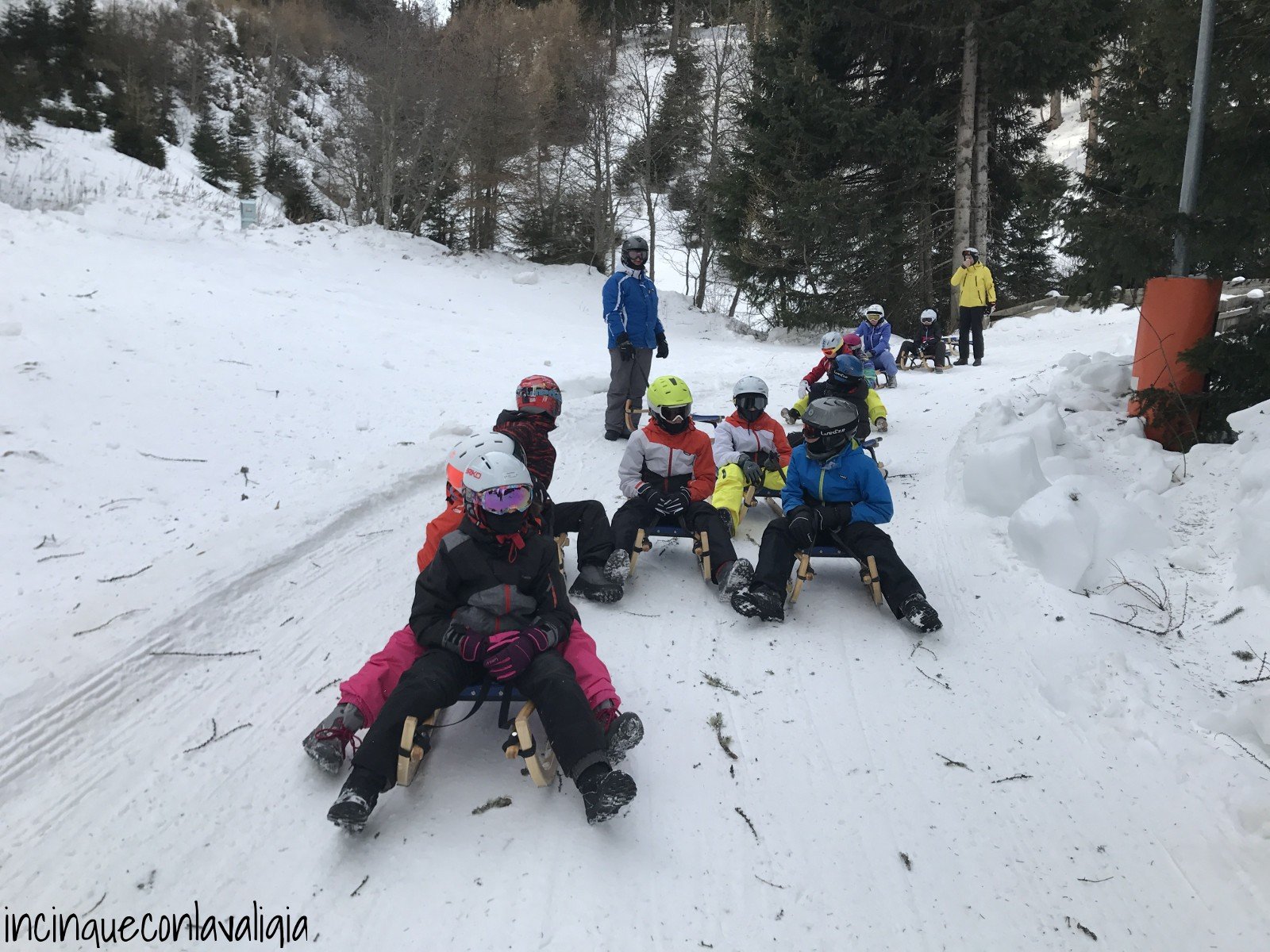 La pista da slittino più lunga d'Italia a Vipiteno Monte Cavallo