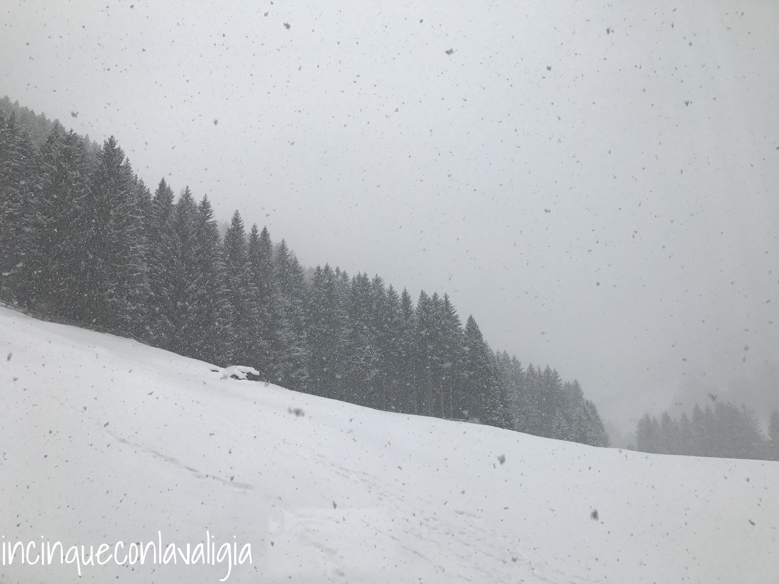 Neve in Val di Fleres Neve in Val di Fleres in inverno