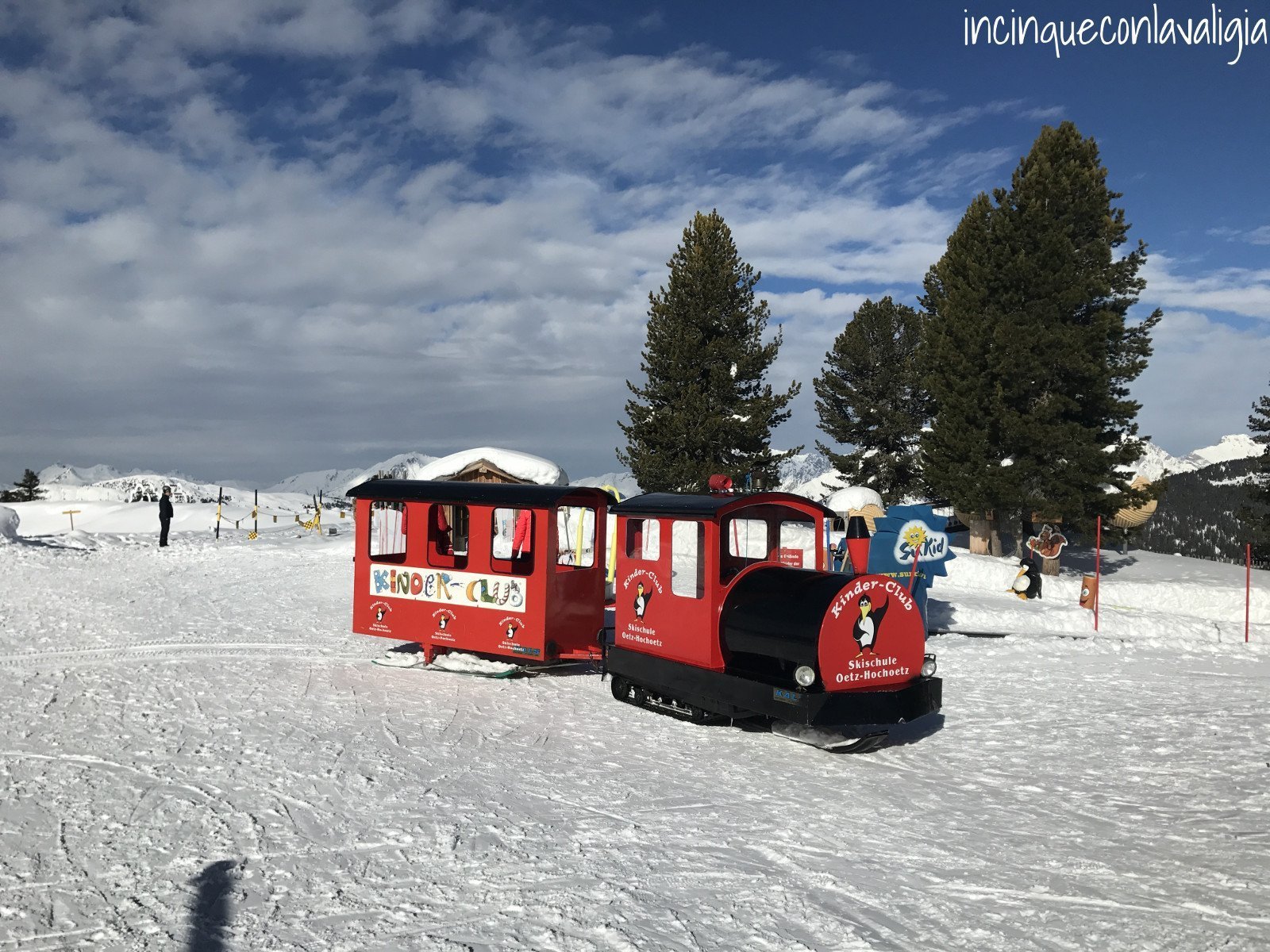 Sciare con bambini nel Tirolo Orientale in Austria Trenino Ochsengarten sciare con bambini in Tirolo