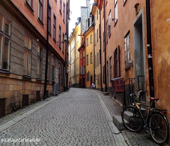 Le viuzze del centro di Stoccolma Stoccolma_Gamla Stan