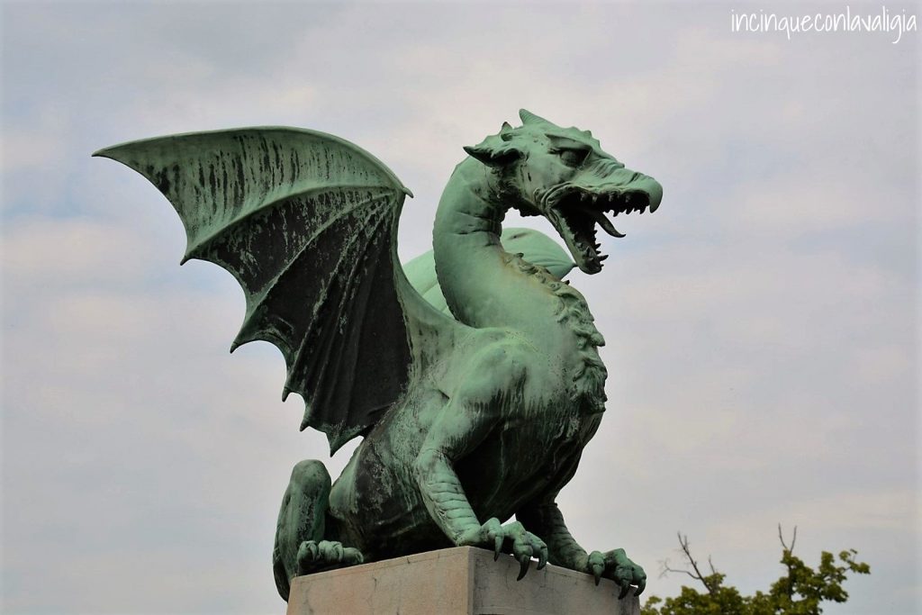 Slovenia Lubiana città dei draghi