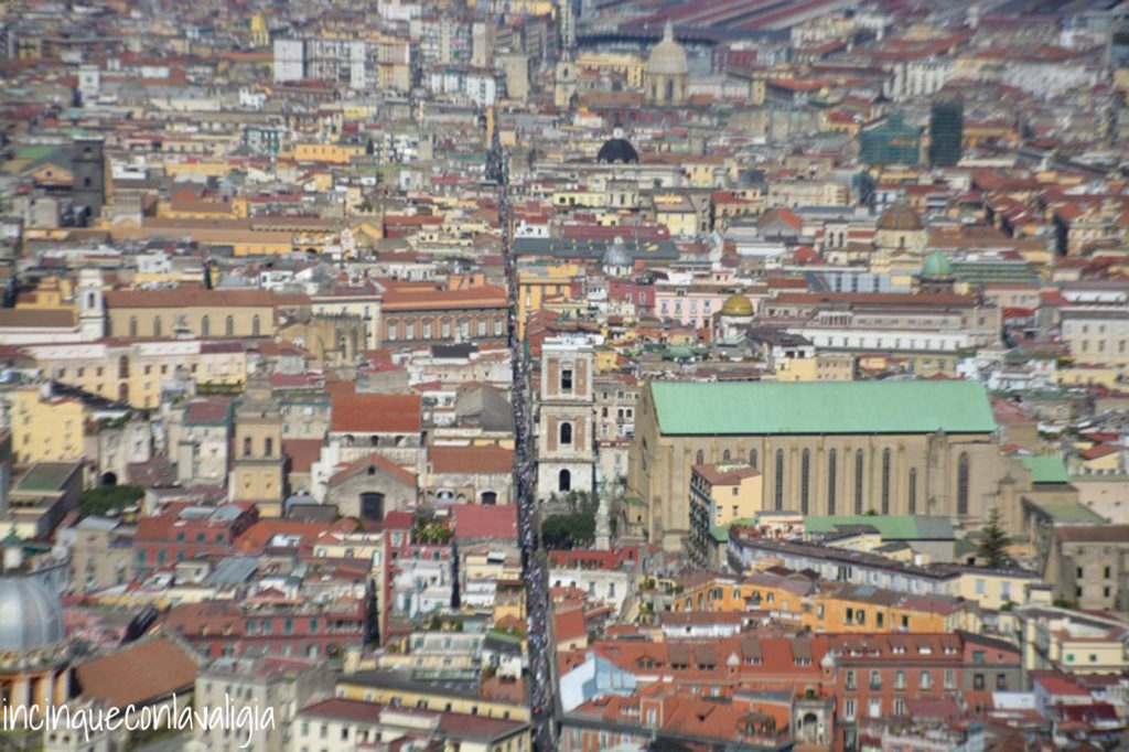 Spaccanapoli vista dal Vomero Spaccanapoli vista dal Vomero
