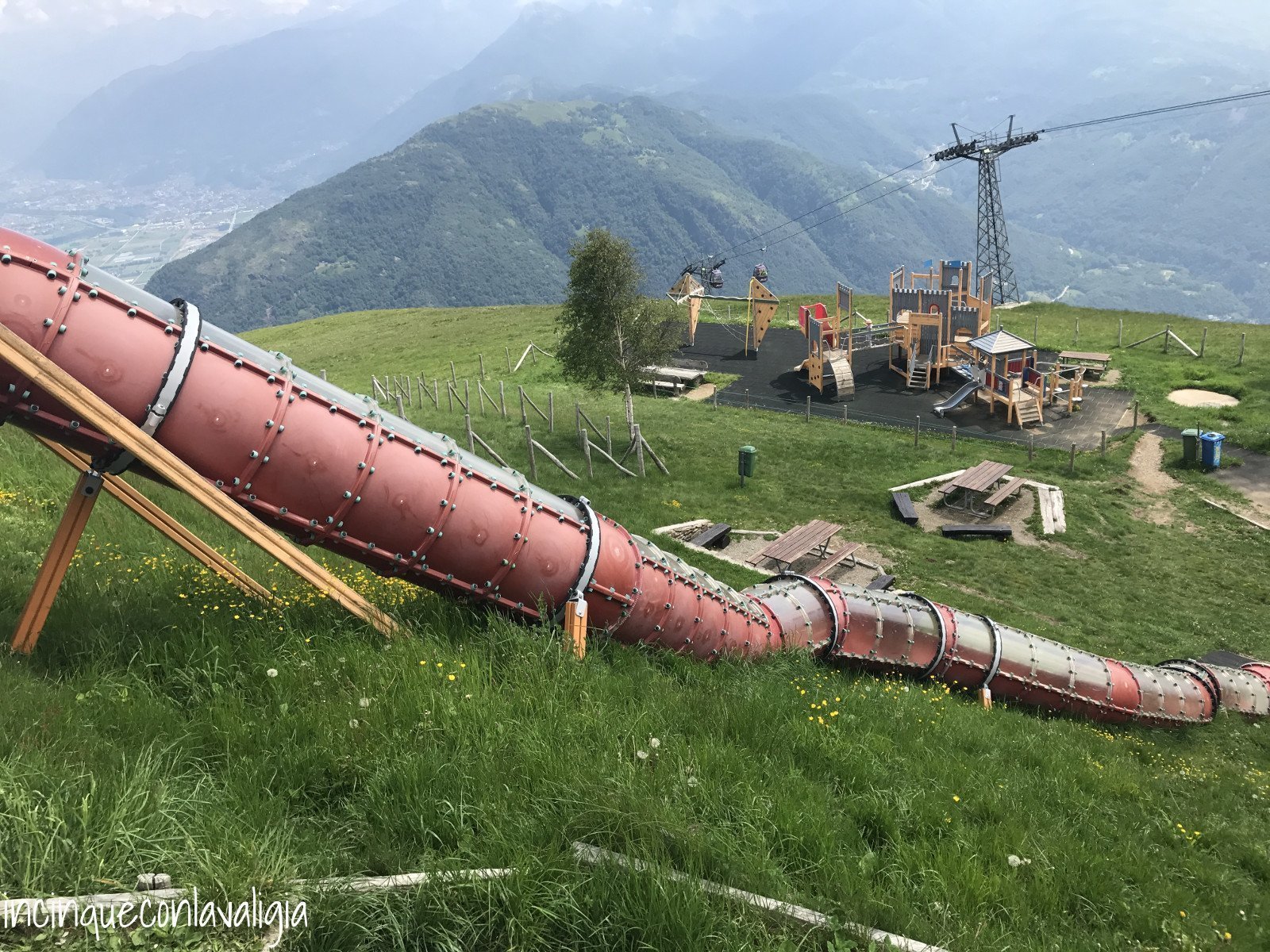 Scivolo sul Monte Tamaro Monte Tamaro Park scivolo
