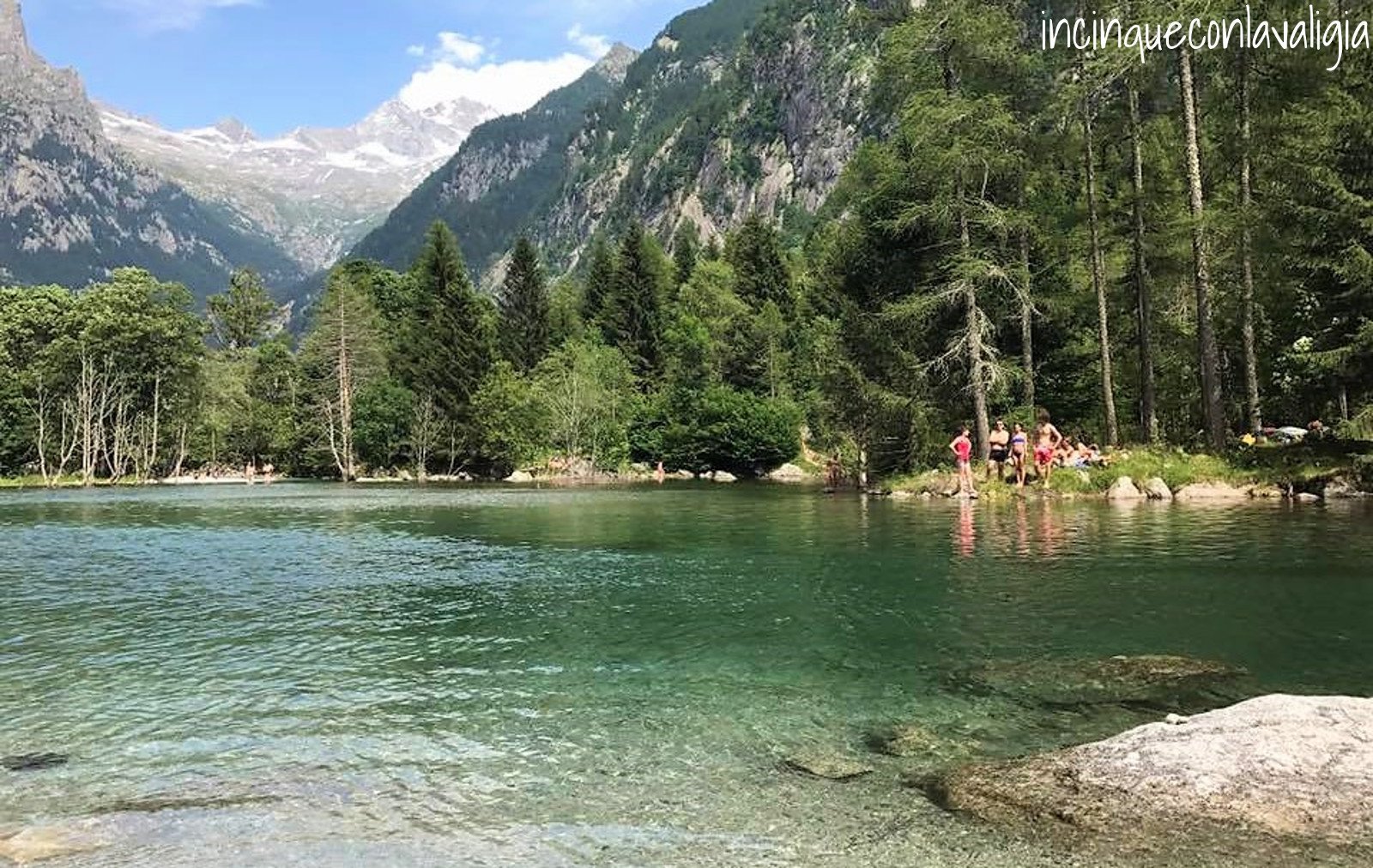 Il Bidet della Contessa dove fare il bagno in estate Val di Mello fare il bagno
