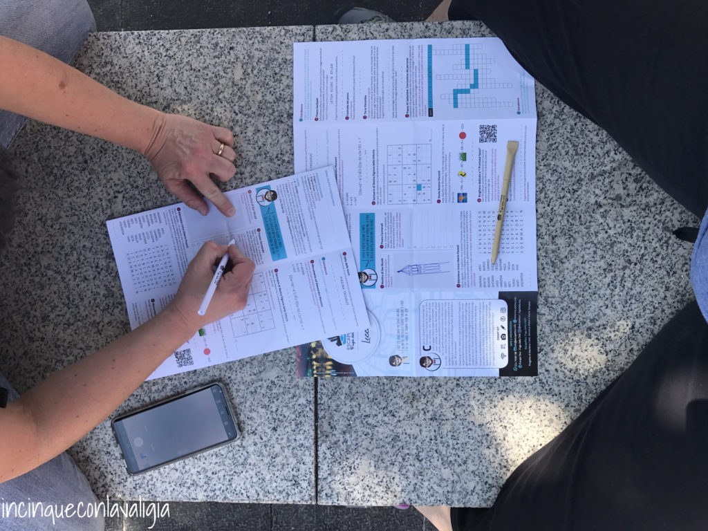 Enigmi da risolvere per le strade di Lecco Gioco di squadra a 13 Points Tour Lecco