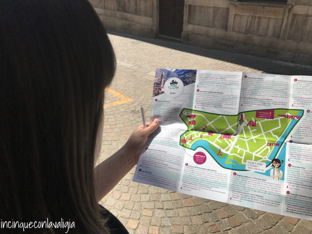 Mappa 13 Points tour Lecco Girare con la mappa di 13 Points Tour Lecco