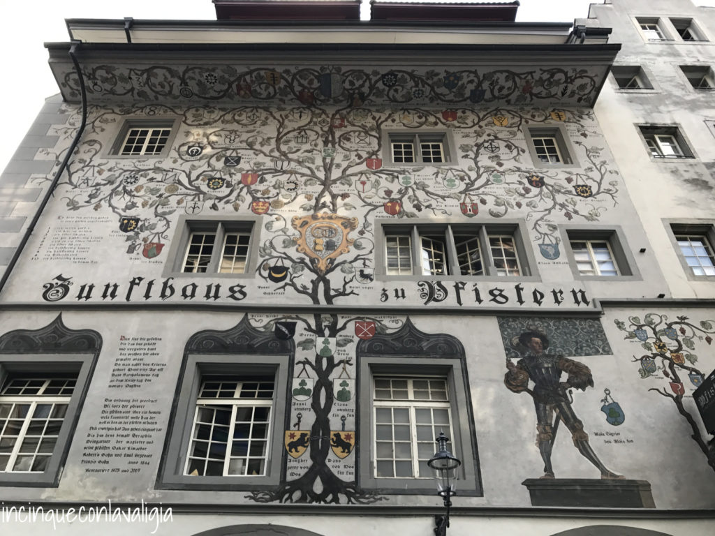 Casa dipinta albero genealogico Lucerna