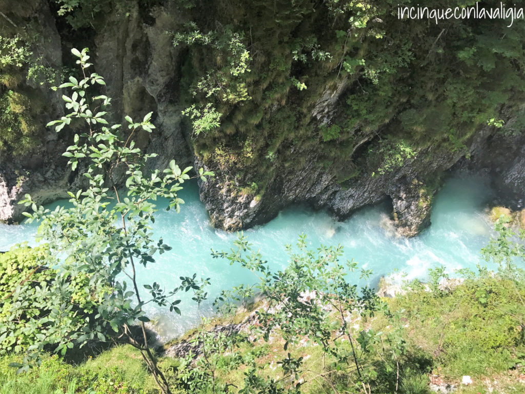 Leutaschklamm in Tirolo Gola di Leutasch