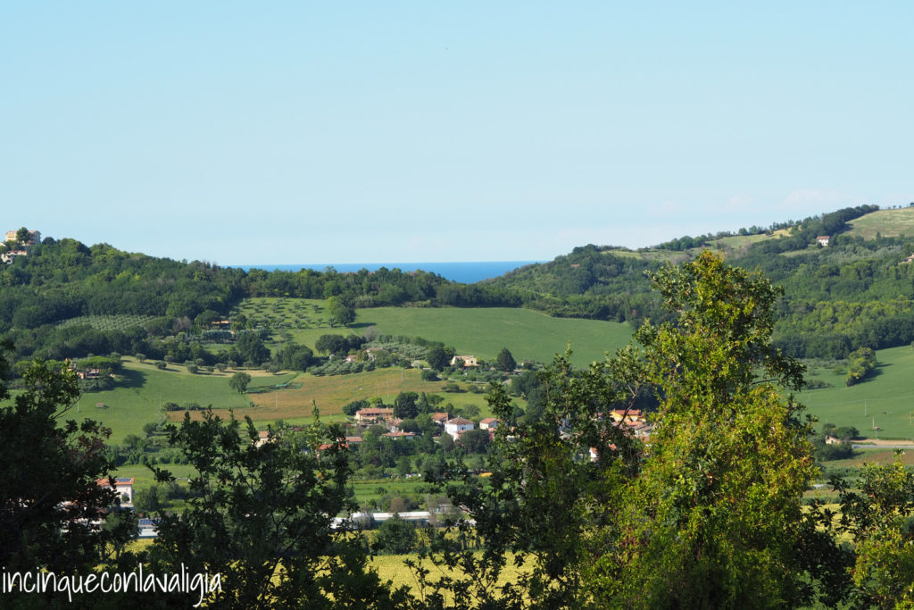 Entroterra di Gradara Entroterra vista da Gradara