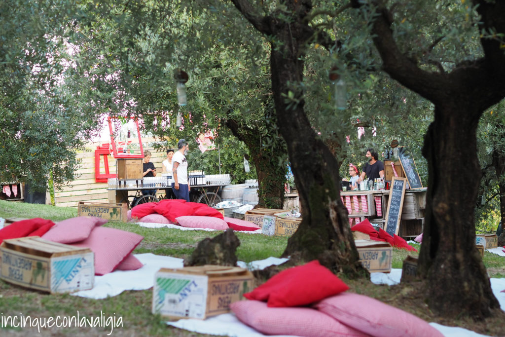Allestimenti picnic a Scamporella Allestimento picnic